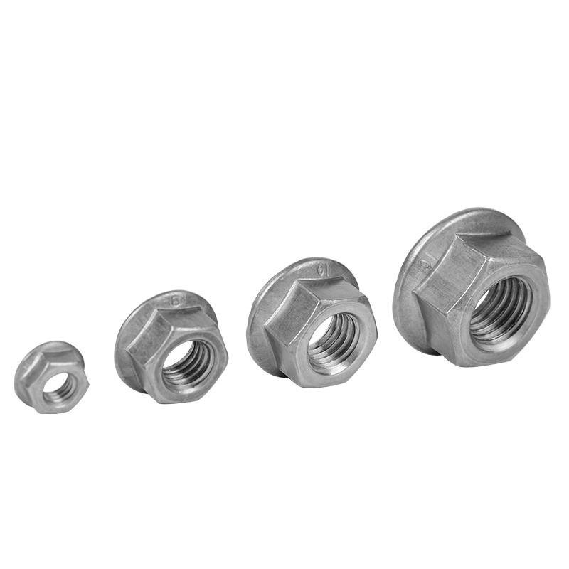 M5-M20 ISO Hexagon Flange Nuts With Anti-skid Teeth