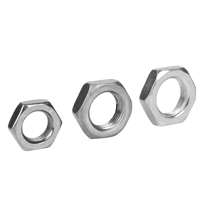 M6-M30 Stainless Steel Hexagonal Thin Nuts Half Nuts