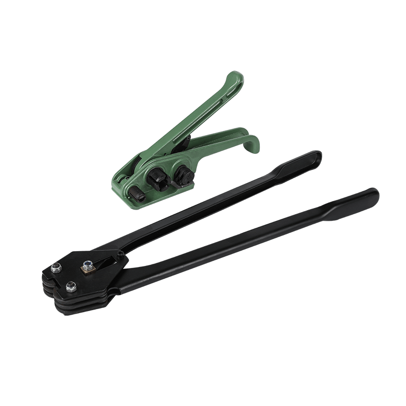 Green PP/Pet Plastic Hand Tensioner Tool And Heavy Duty Portable Steel Manual Tool Packing Clamp